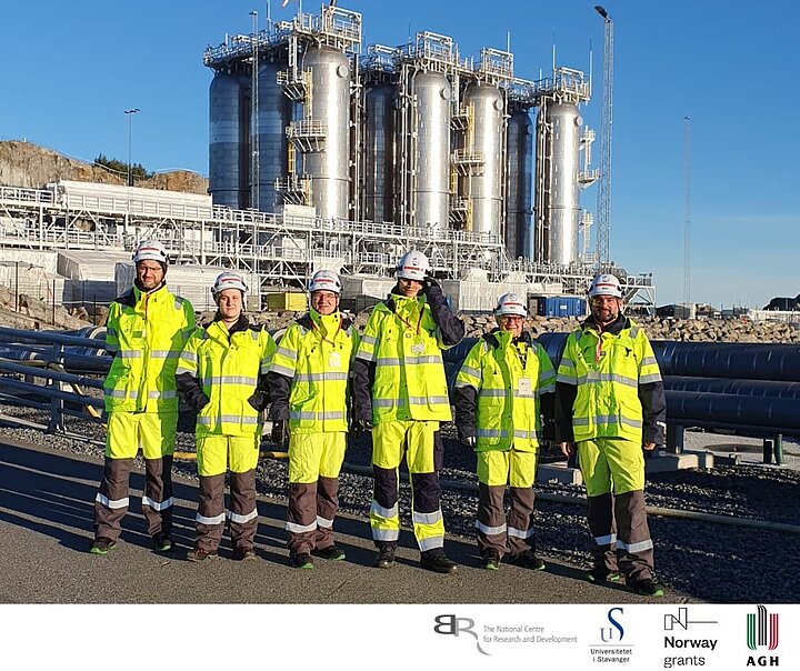 Zdjęcie z wizyty technicznej na obiektach Northern Lights